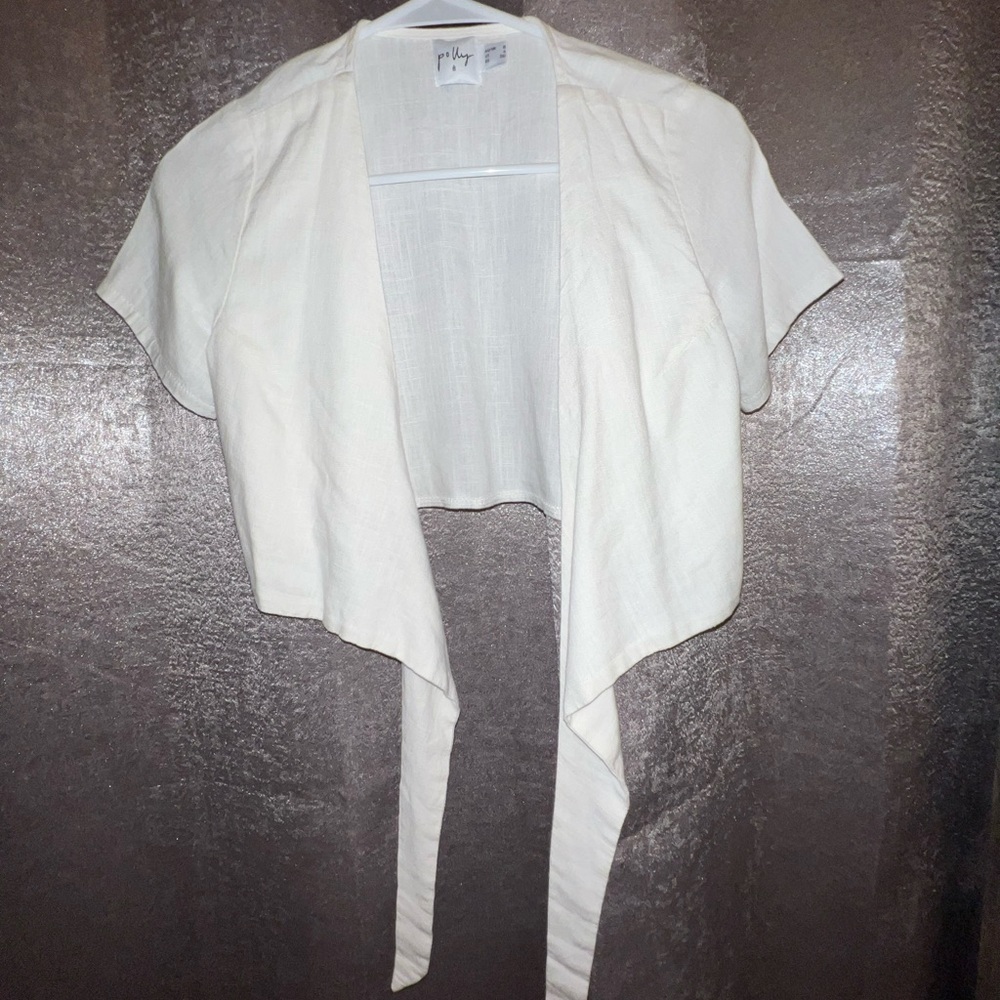 Princess Polly Tie-In-Front Crop Top